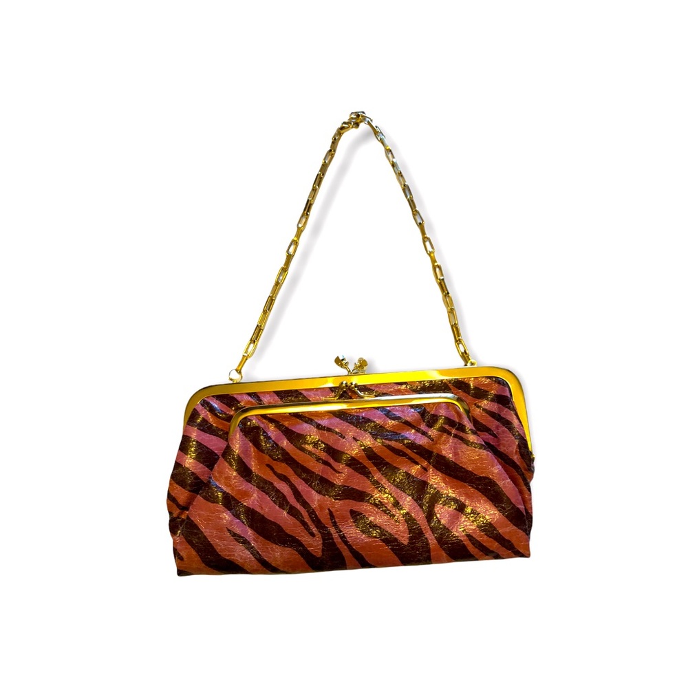 VINTAGE ZEBRA EVENING BAG